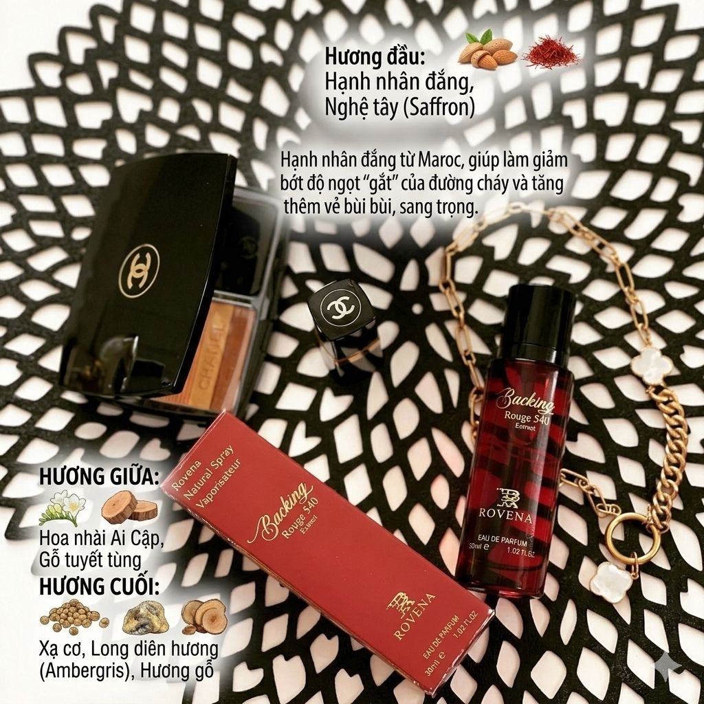 Nước Hoa Dubai Backing Rouge 540 Extract cho nam nữ (UAE perfume)