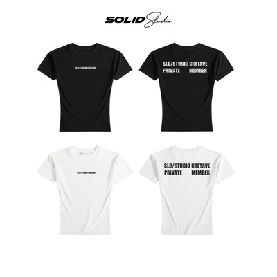 Áo Thun Nữ Ôm Body Solid Cretave Solid Local Brand Nữ Oversize - TS60
