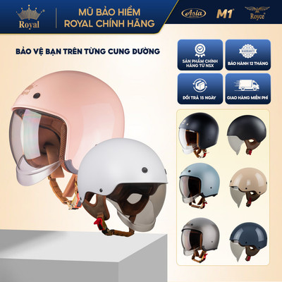 Nón bảo hiểm 3/4 kính âm Royal M139 và M239 chính hãng bảo hành 12 tháng freeship toàn quốc