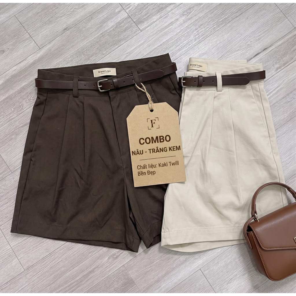 Quần Đùi Kaki Quần Soóc Loại 1 Mềm Mịn Chuẩn Form Kiểu Dáng Basic Lưng Cao Cá Tính | BigBuy360 - bigbuy360.vn
