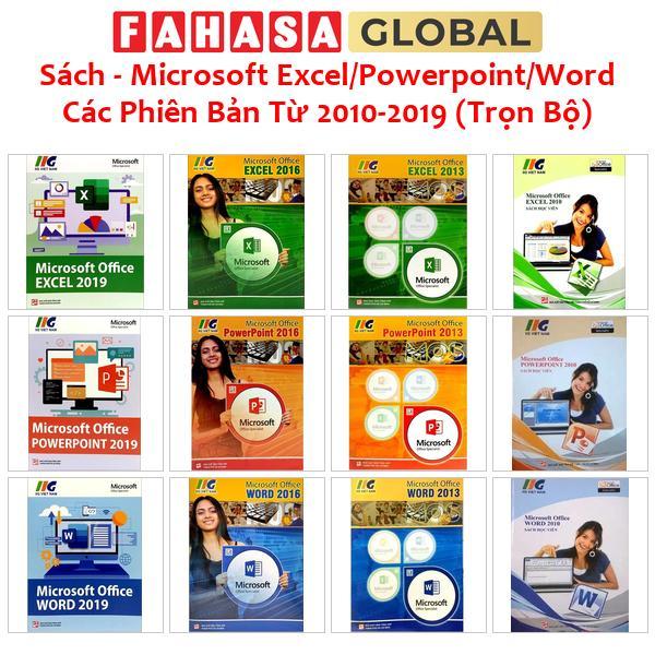 Sách - Microsoft Excel/Powerpoint/Word Các Phiên Bản Từ 2010-2019 (Trọn Bộ)