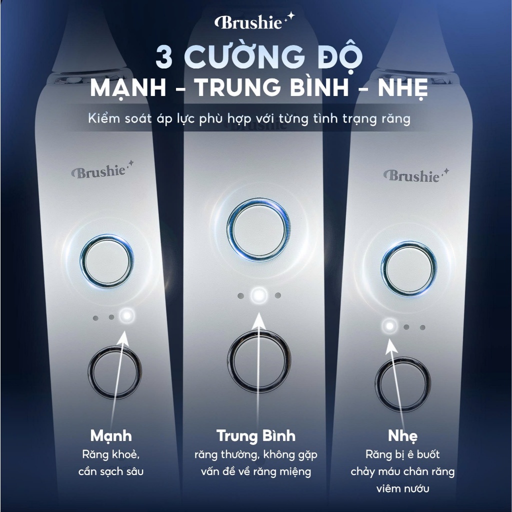 [GIÁ 637K LIVE ECOGO] Bàn chải điện Brushie Promax 15 chế độ làm sạch, set quà valentine tặng người yêu KOL KOC | BigBuy360 - bigbuy360.vn