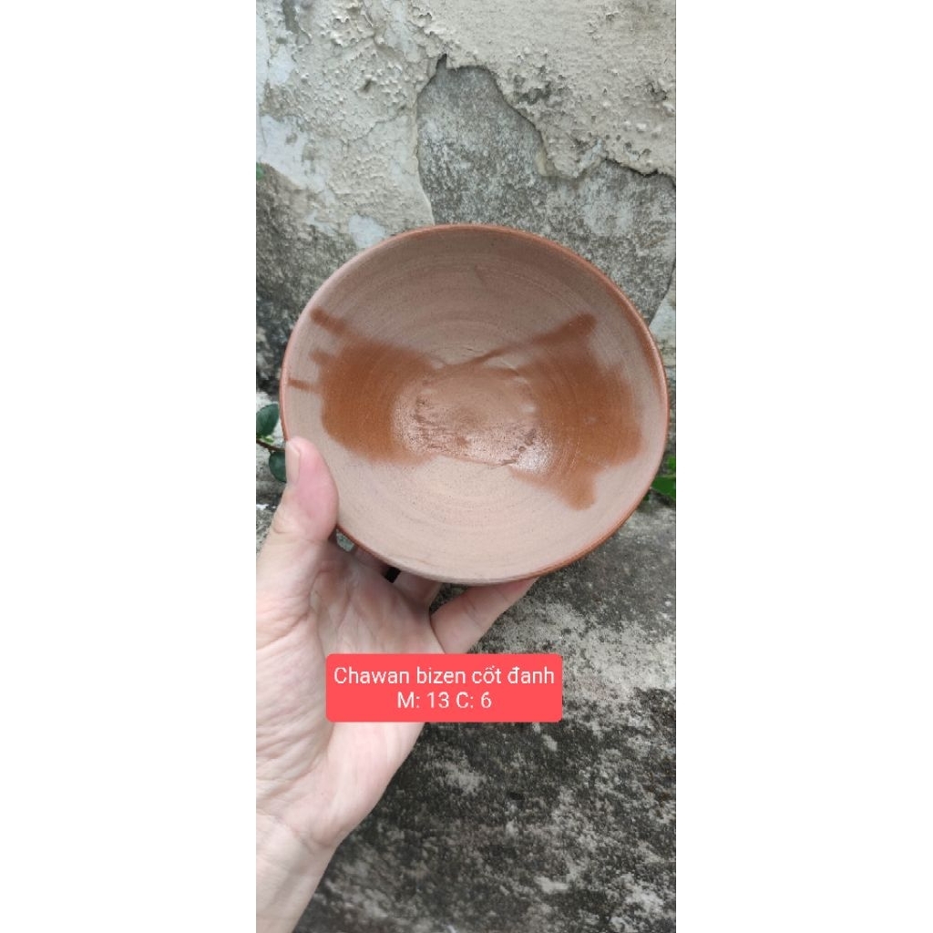 Bát chawan bizen và chawan hagi hồng nở hoa