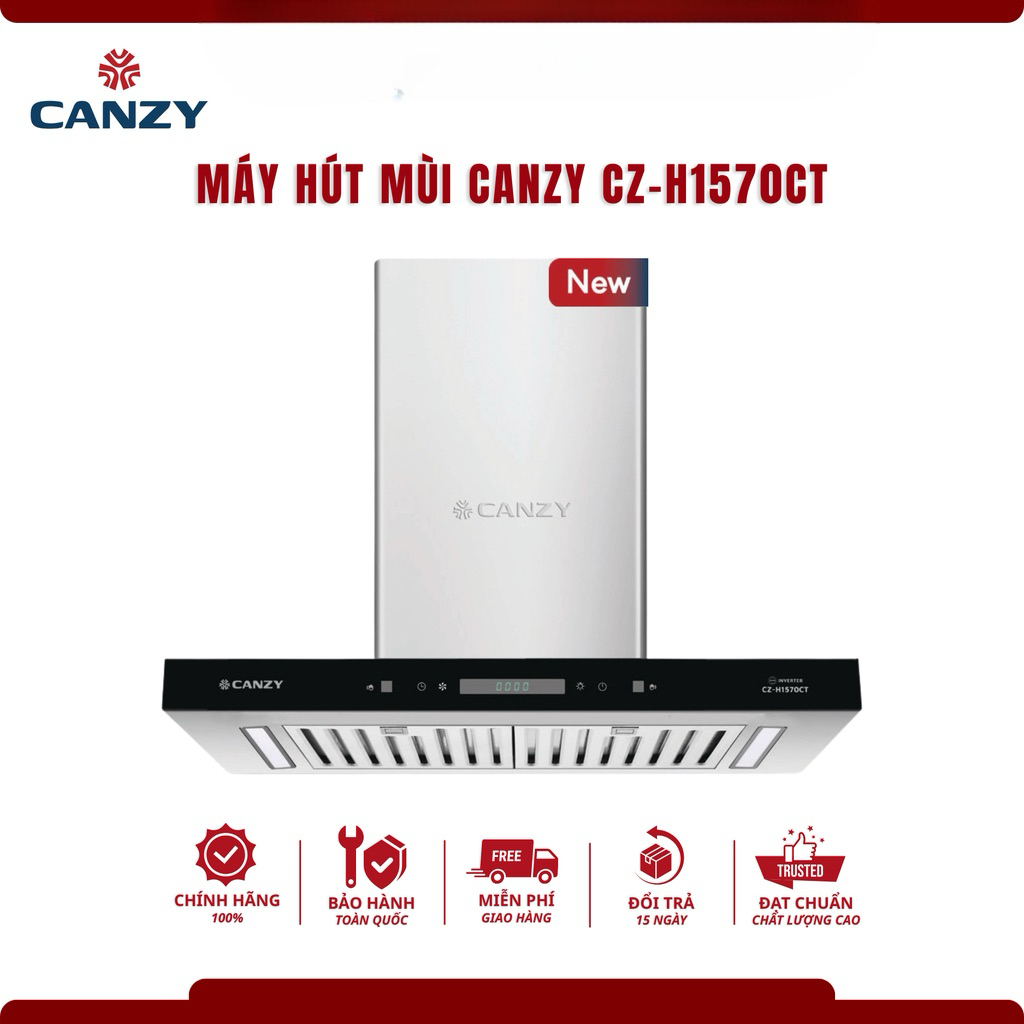 Hút mùi chữ T Canzy CZ H1570CT điều khiển cảm ứng