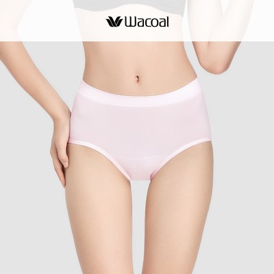 Quần lót Wacoal IWU3771 - IWU3K10H Smooth Cool Mát mịn & bền form lưng cao viền mỏng thun pha cotton