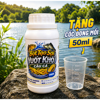 Bột tạo sợi vuốt khô câu cá [ TẶNG CỐC ĐONG MỒI 50ml ]