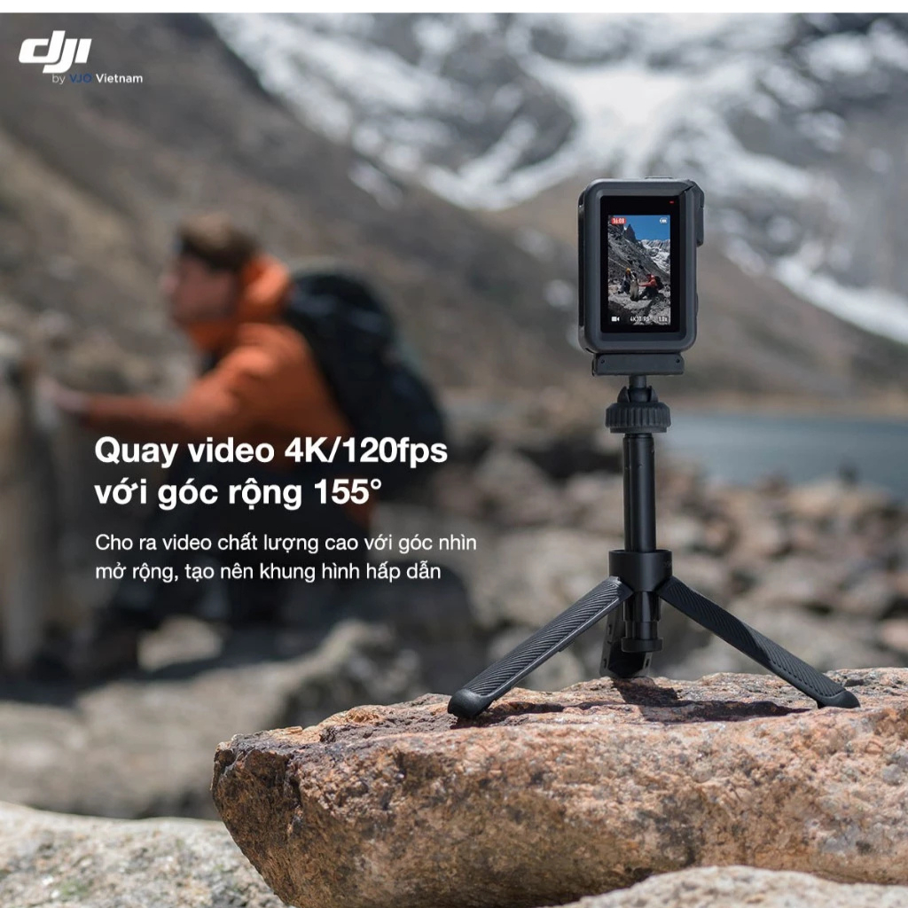 Camera hành động DJI Osmo Action 4 máy quay hành trình 4K 120fps, góc siêu rộng - Hàng Chính Hãng BH 12 THẤNG | BigBuy360 - bigbuy360.vn