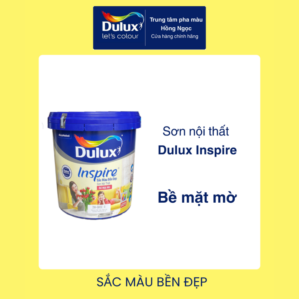 Sơn nội thất DULUX INSPIRE bề mặt mờ (5 lít)