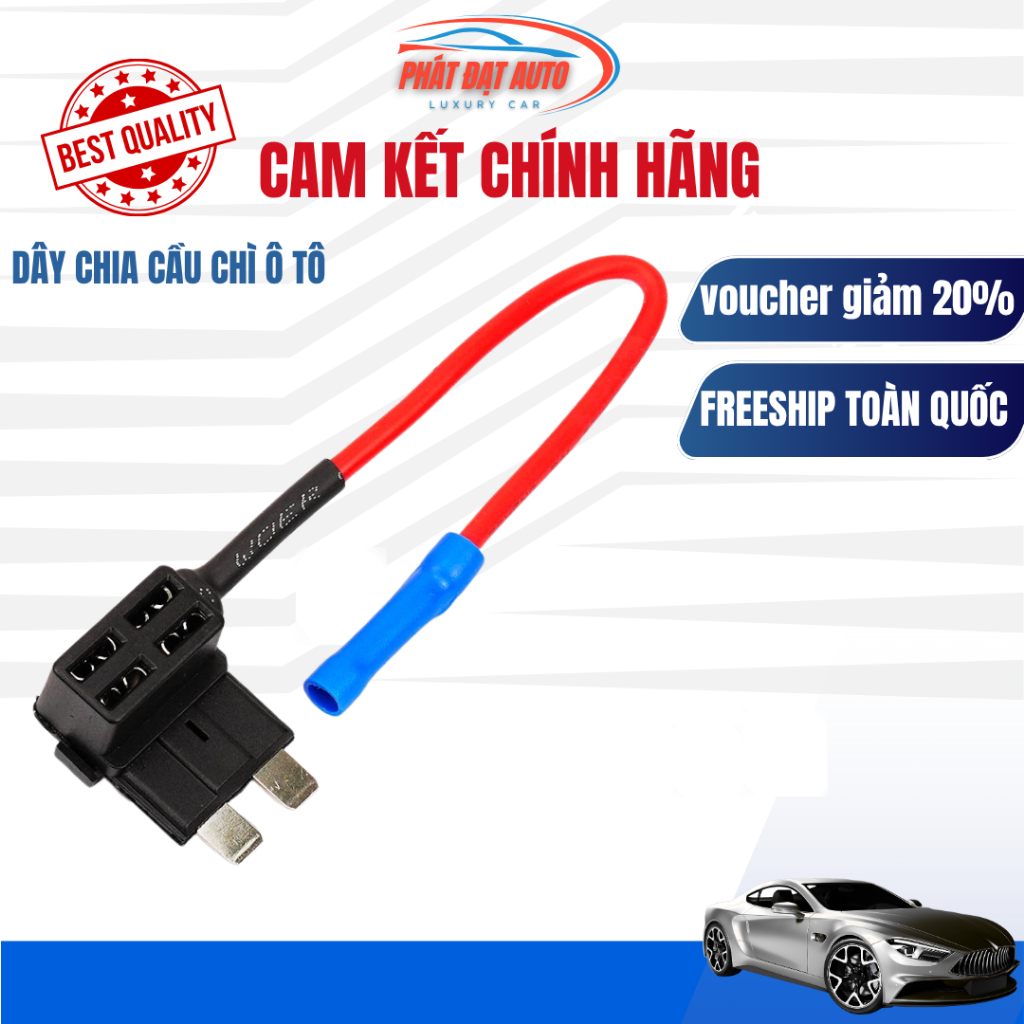 Dây Chia Cầu Chì Ô Tô (Fuse Tap) Lấy Nguồn Không Cắt Dây | Đủ Loại Mini, Micro, Micro 2 | Hàng Chuẩn