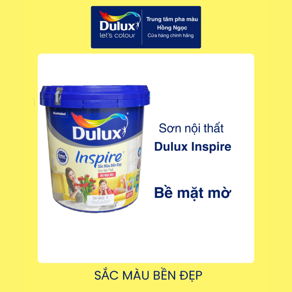 Sơn nội thất Dulux Inspire bề mặt Mịn (15 LÍT)
