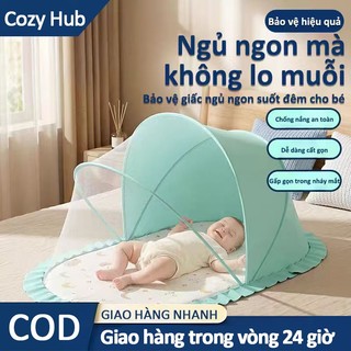 Màn Chụp Cho Bé Gấp Gọn/Mùng Chụp Cho Bé Chống Muỗi Có Mái Che，Dùng Cho Giường Và Nôi Cũi