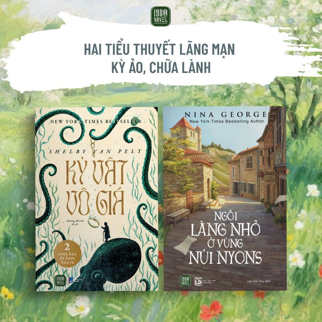 Bộ 2 cuốn sách: Ngôi làng nhỏ ở vùng núi Nyons + Kỷ vật vô giá - 1980Novel