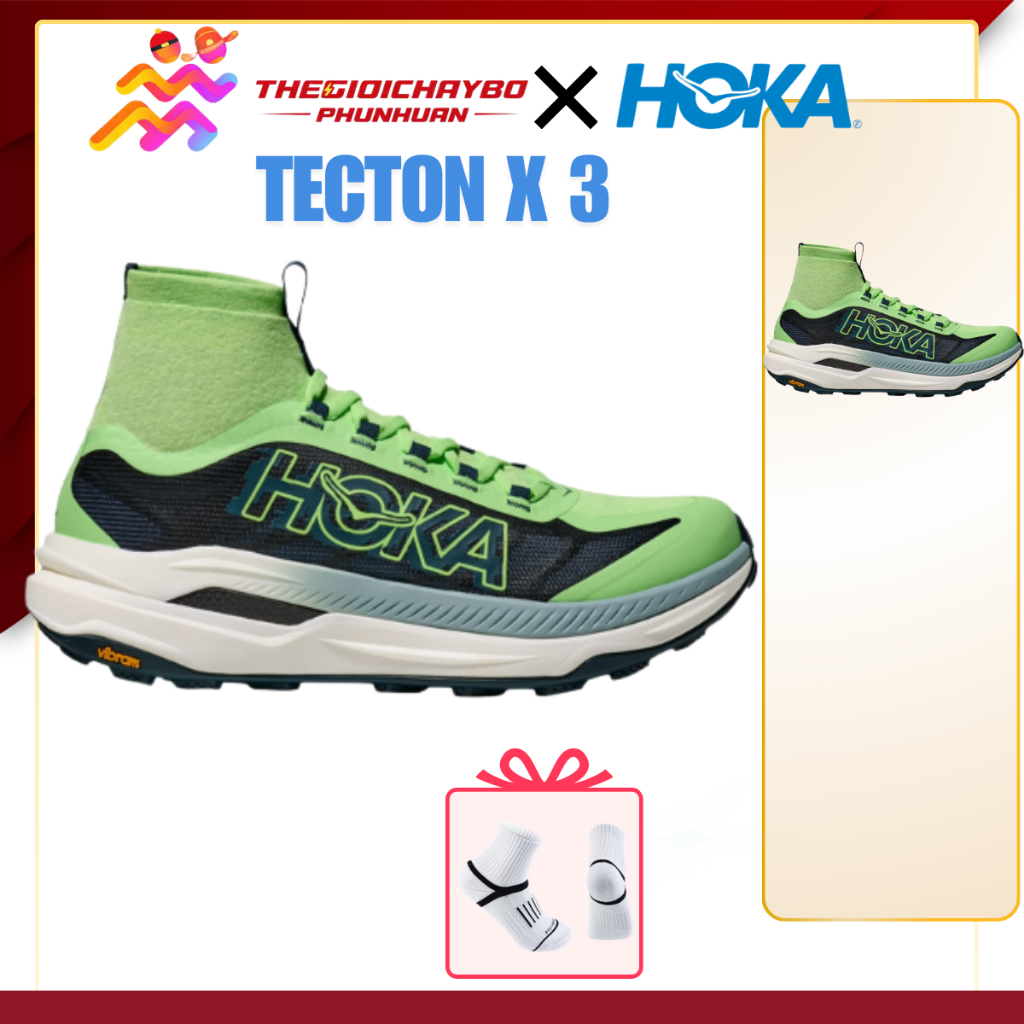 [Voucher 28%] Hoka Tecton X 3 - Giày Chạy Bộ Địa Hình Hoka Nam Nữ Chính Hãng