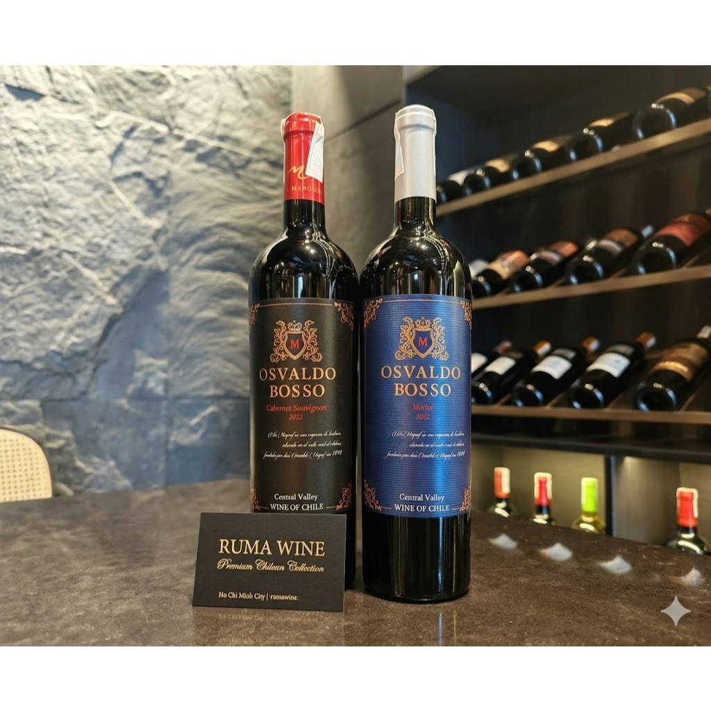 Rượu vang Chile Osvaldo Bosso 750 ml