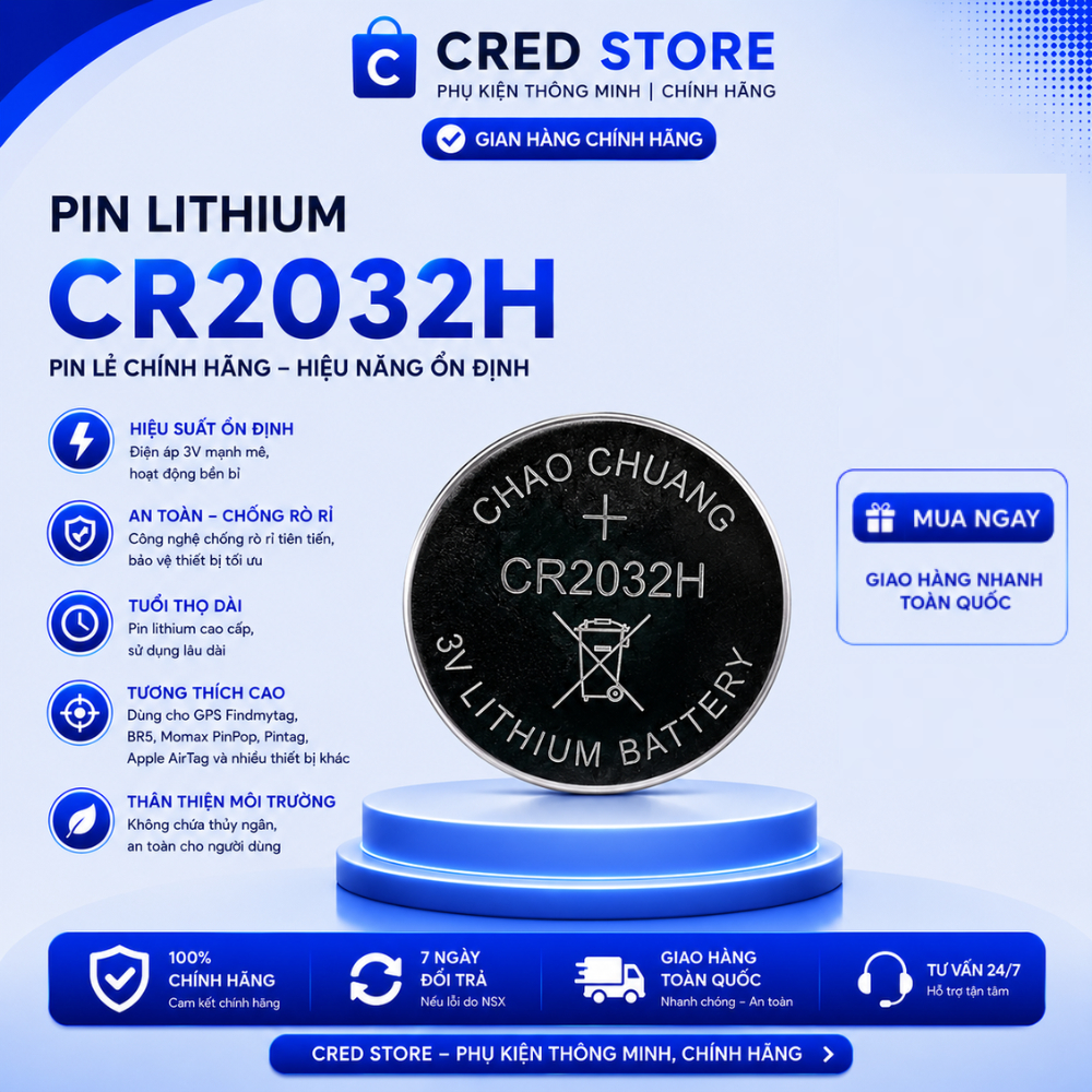 Pin Lẻ Dành Cho Định Vị GPS Findmytag BR5 - Định vị Momax PinPop - Định Vị Pintag - Pin cúc áo CR203