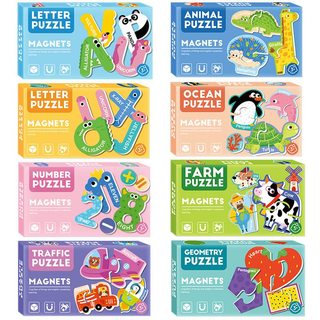 Bộ Ghép Hình Nam Châm Theo Chủ Đề Magnet Puzzle – Đồ Chơi Giáo Dục Thông Minh Giúp Bé Học Tiếng Anh & Phát Triển Tư Duy