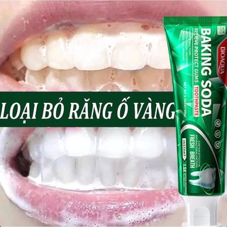Florua Baking soda 100g Làm Trắng Răng Kem Đánh Răng loại bỏ cao răng hôi miệng tẩy ố vàng Không Chứa