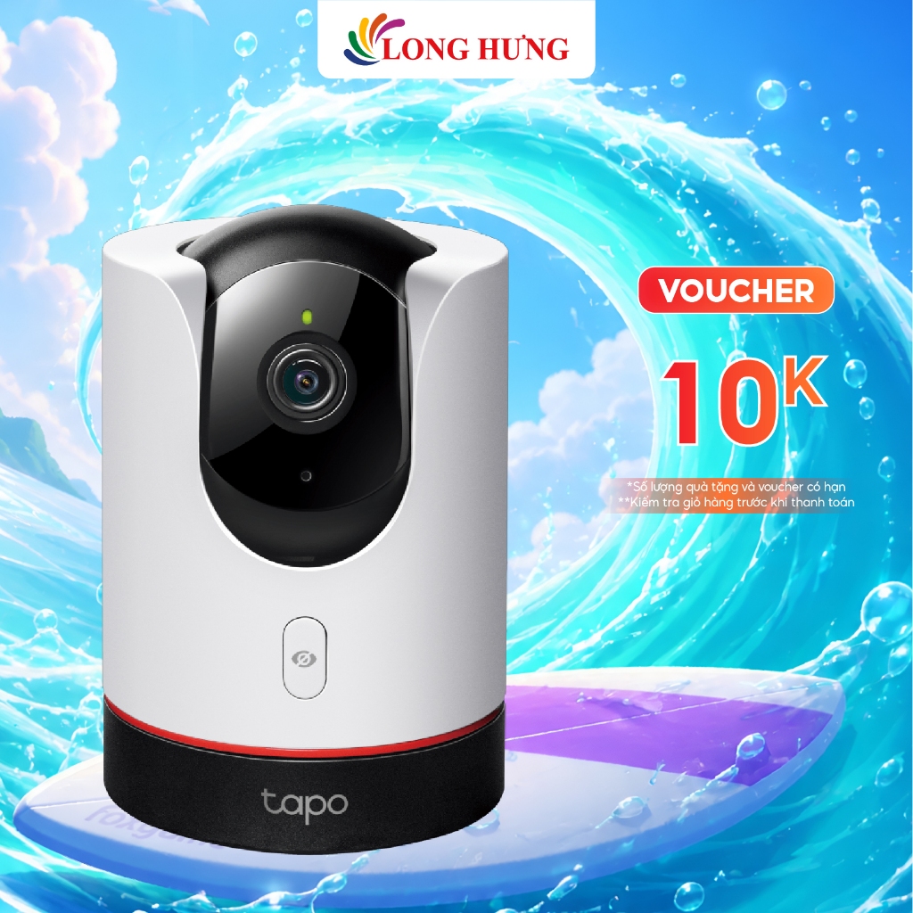Camera trong nhà TP-Link Tapo AI Pan/Tilt Home Security Wifi 4MP 2K C225 - Hàng chính hãng