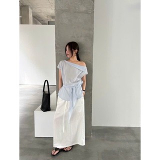 𝗡𝗶𝗻𝗶 𝗟𝗶𝗻𝗲𝗻- |BEELY|- Áo Tơ kèm dây cột