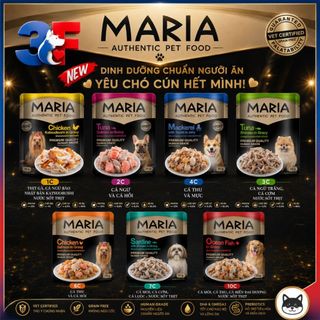 Pate Maria 70g Cho Chó | Human Grade Grain Free Thái Lan | Combo 3-48 Gói