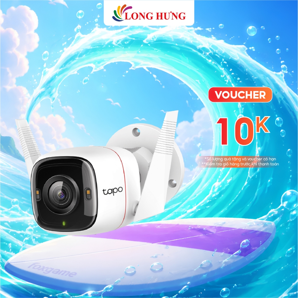 Camera ngoài trời TP-Link Tapo Outdoor Home Security Wifi 4MP 2K C320WS - Hàng chính hãng