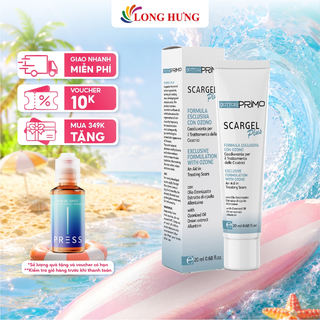 Kem bôi hỗ trợ mờ sẹo DottorPrimo Scargel Plus (10ml/20ml)