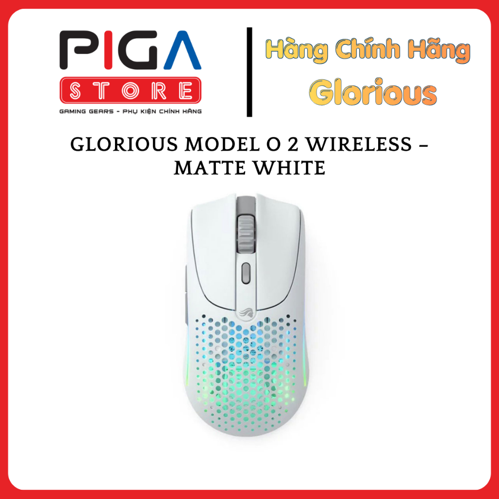 Chuột không dây Glorious Model O 2 Wireless – Matte White