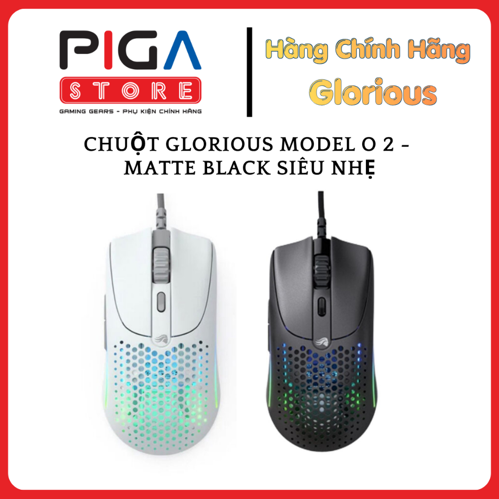 Chuột Glorious Model O 2 - Matte Black Siêu Nhẹ