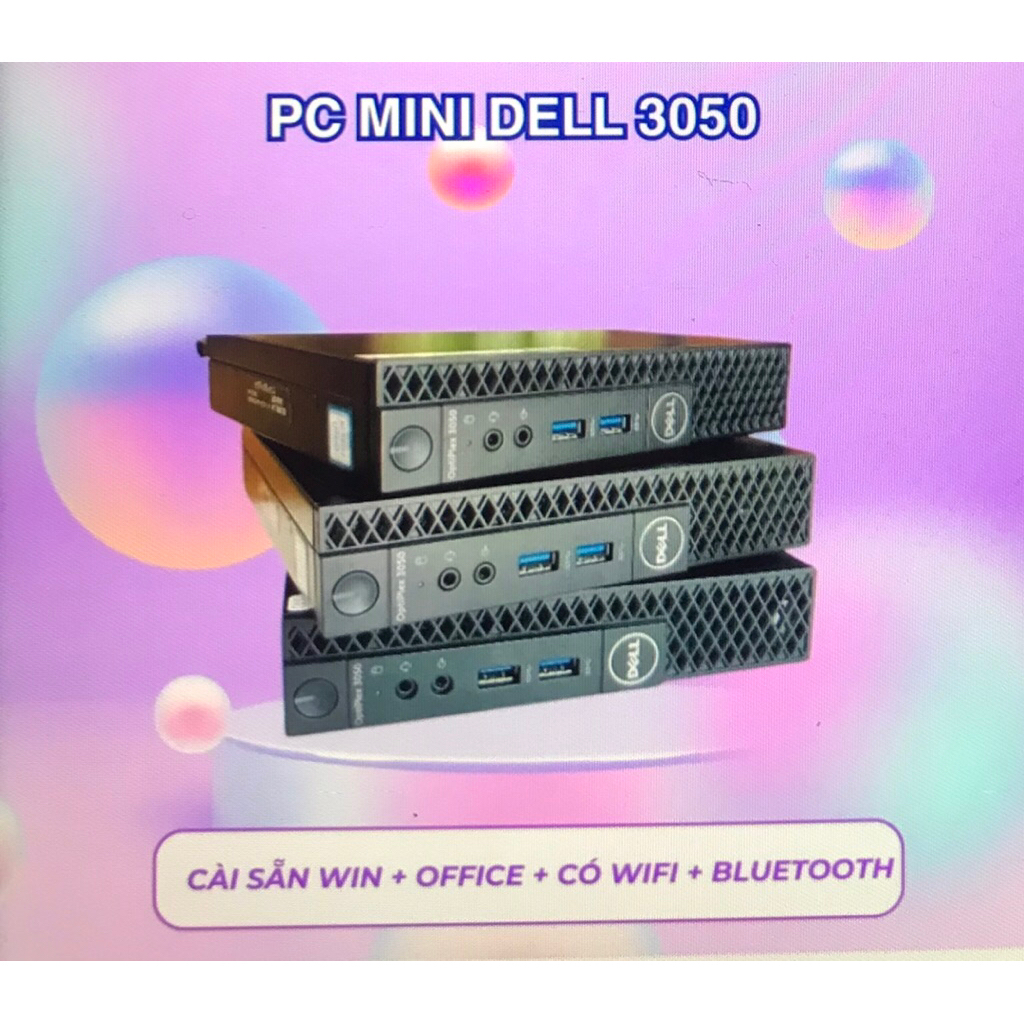 Mini Pc Dell Optiplex 3050 Micro core i3,i5,i7 dùng mượt