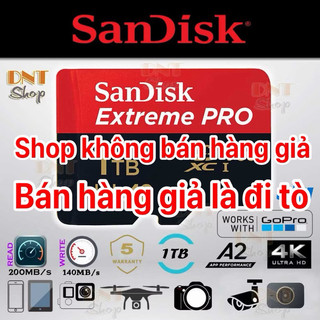 Thẻ nhớ microsdxc sandisk extreme pro a2 - 1tb v30 u3 class 10 uhs-i 200mb/s 170mb/s