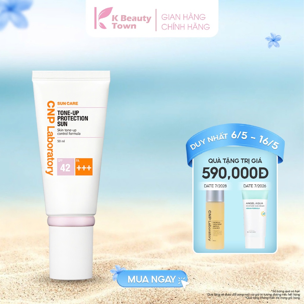 Kem chống nắng CNP Tone-up Protection Sun (SPF42/PA+++) x K Beauty Town
