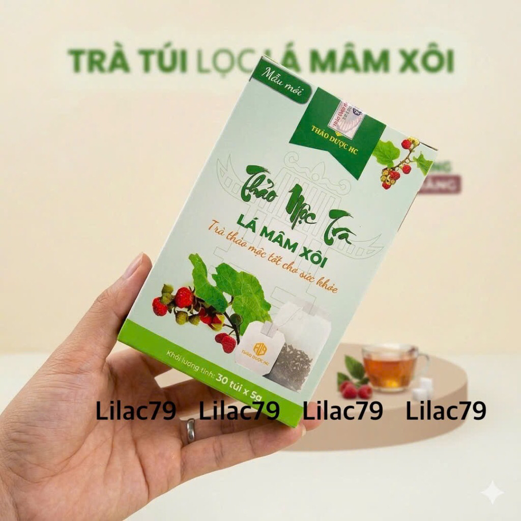 Trà túi lọc mâm xôi hỗ trợ đều kinh, IVF, IUI,..