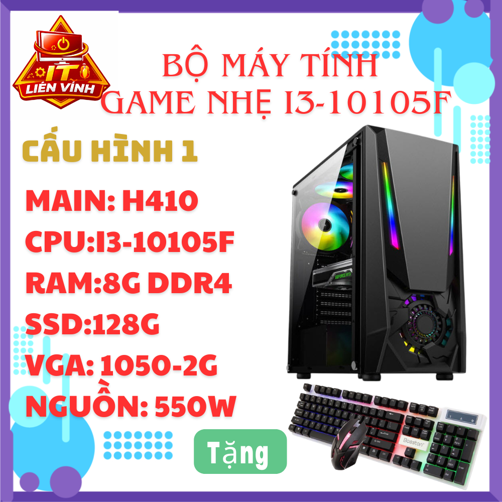 Bộ Máy Tính Game Nhẹ Đa Dụng i3-10105F