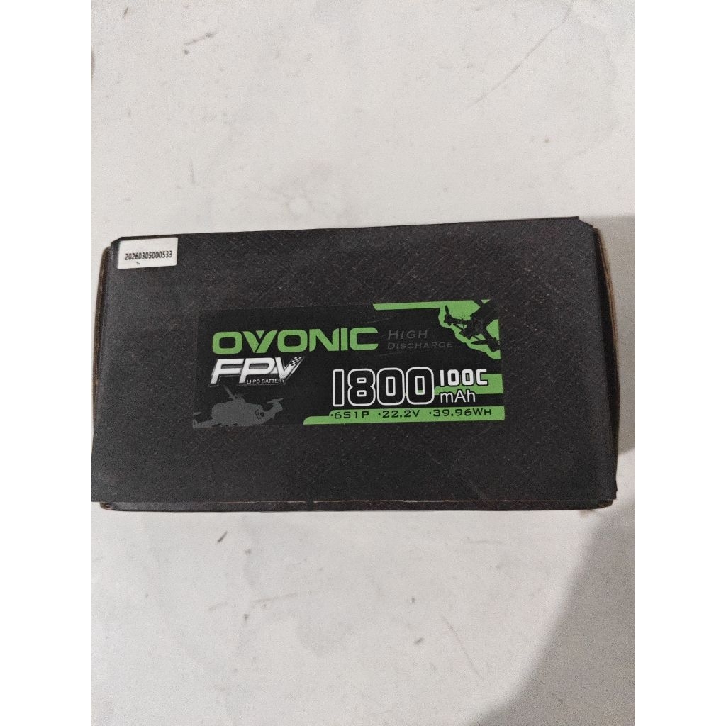pin OVONIC  lipo 6s 1800mah