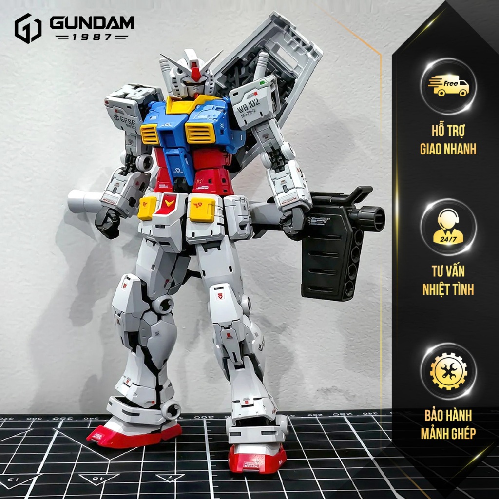 Mô hình lắp ráp RG RX-78 Changlong 5501 - Kèm decal dán