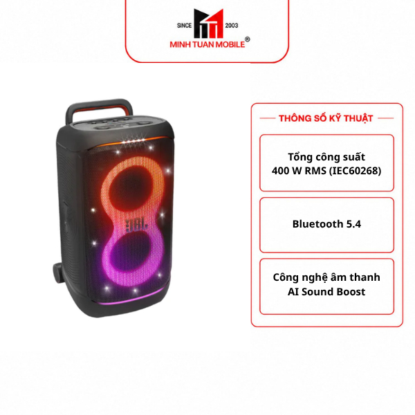 Loa Bluetooth JBL Partybox 520 - Bảo hành chính hãng 12 tháng
