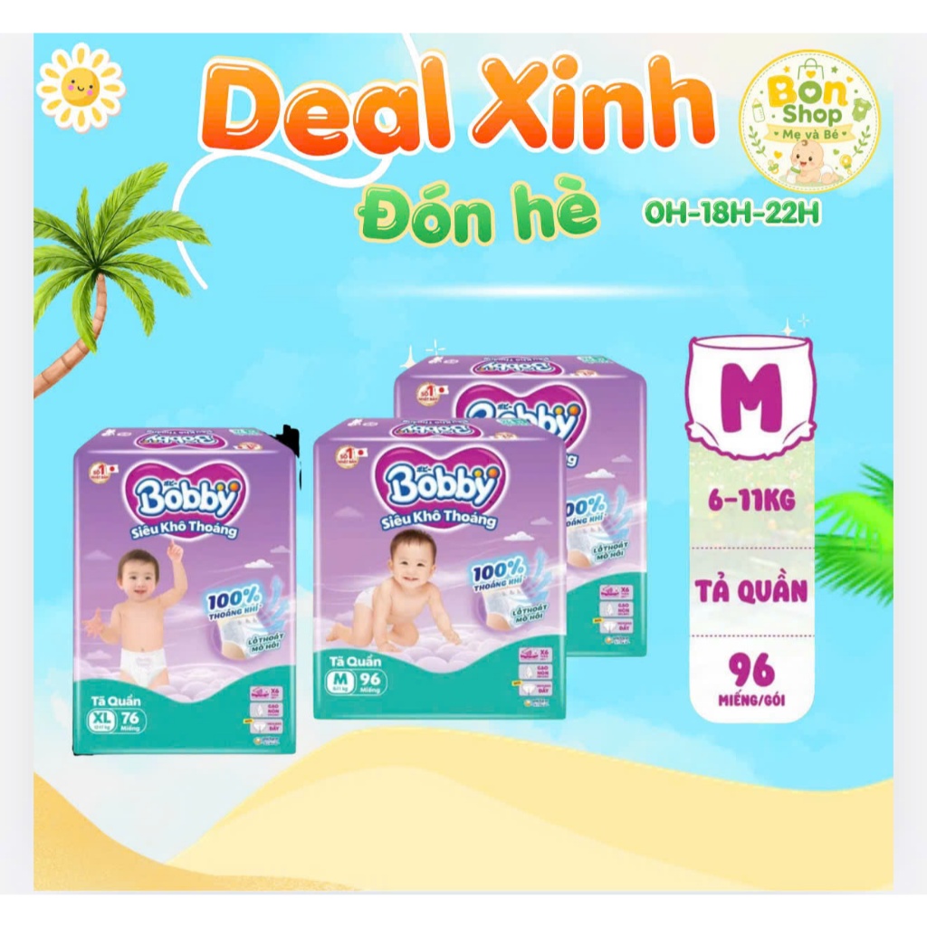 (combo 2 bịch ) Bỉm quần Bobby ultra+/ Bobby Premium Soft/ Organic chính hãng đủ size