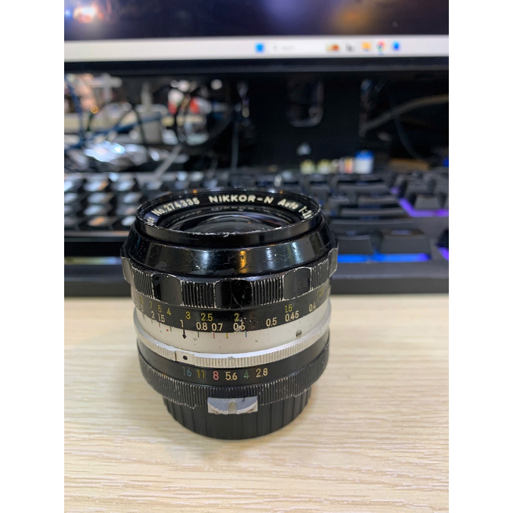 nikkor-N 24mm f2.8 - ống kính máy film nikon 28mm f2.8