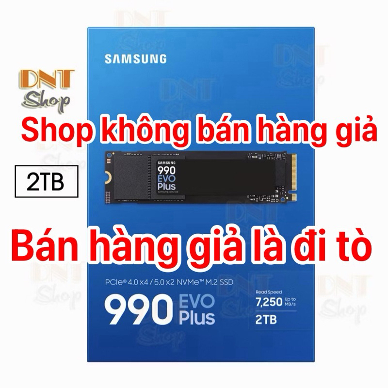 Ổ cứng SSD Samsung 990 EVO PLUS 2TB New 100% PCIe 4.0 x4 / 5.0 x2 M.2 NVMe V-NAND M.2 2280 (MZ-V9S2T