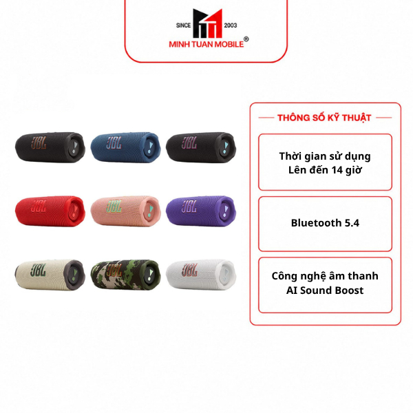 Loa Bluetooth JBL Flip 7 - Bảo hành chính hãng 12 tháng