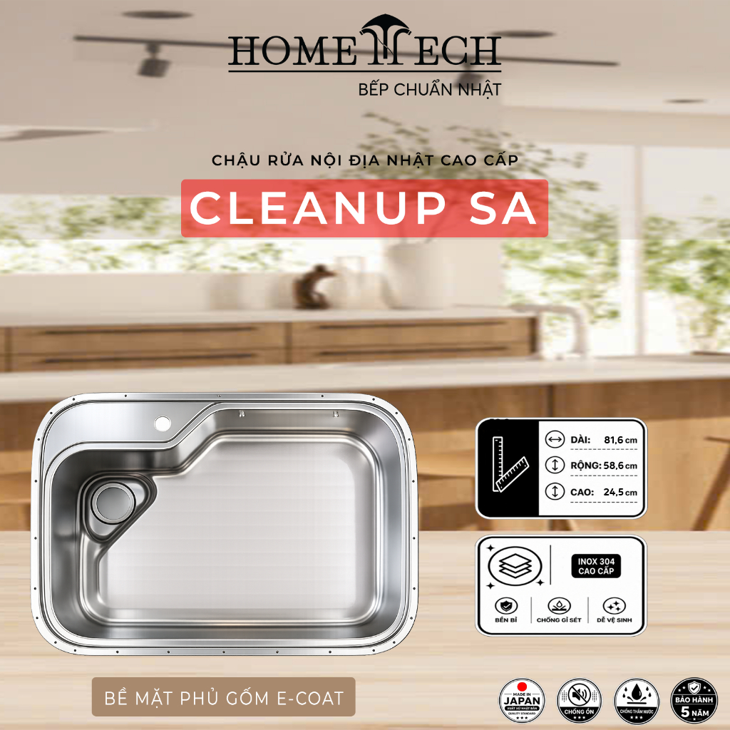 CHẬU RỬA NỘI ĐỊA NHẬT CAO CẤP - CLEANUP SA