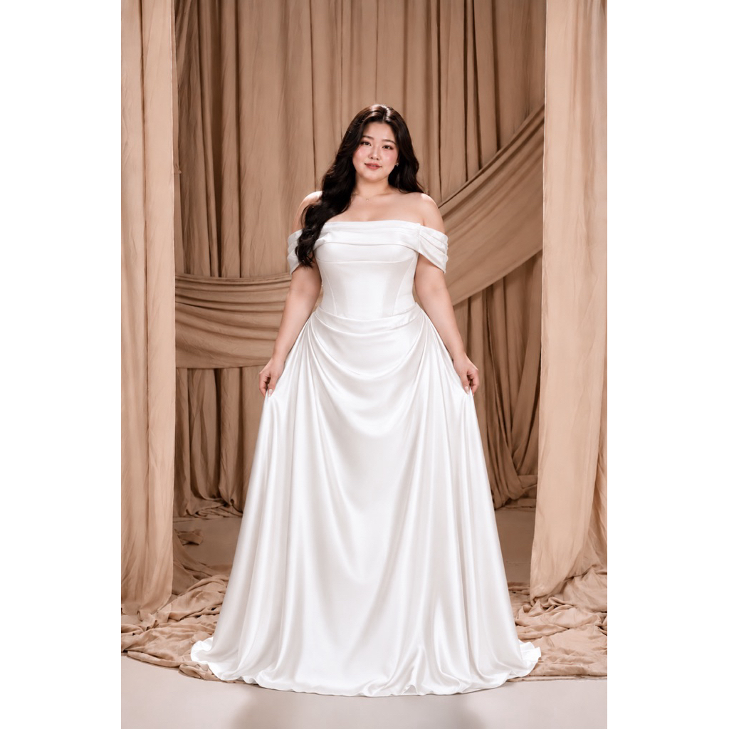 Váy cưới bigsize corset siêu eo nhỏ