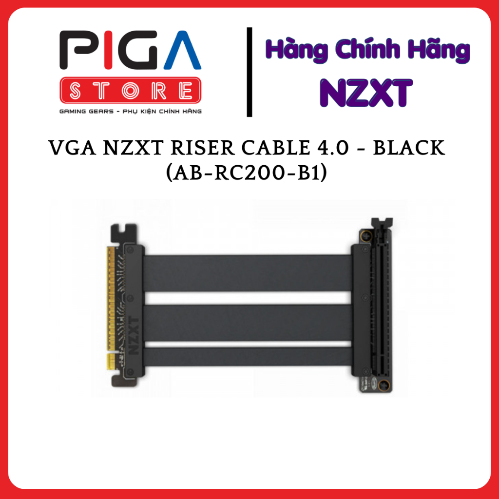 VGA NZXT Riser Cable 4.0 - Black (AB-RC200-B1)