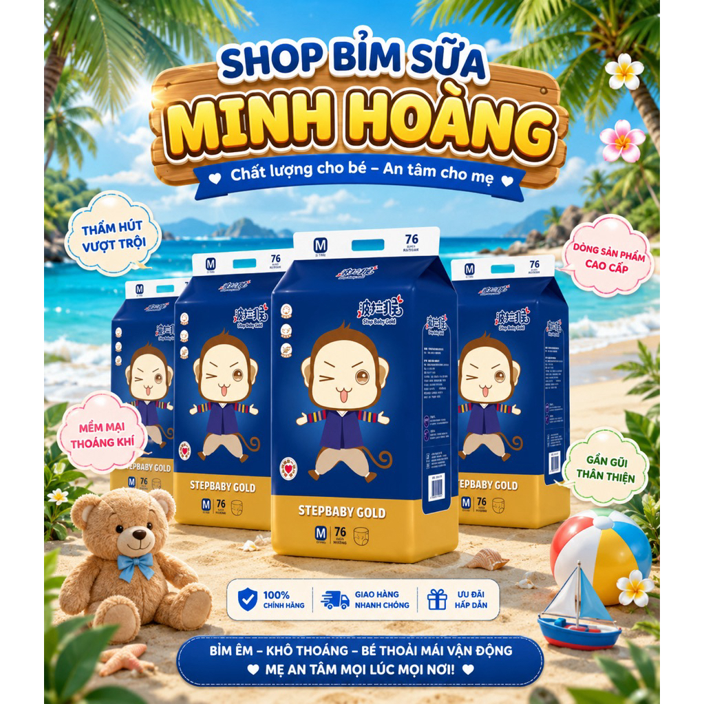 bỉm step baby gold chính hãng full size từ s-4xl