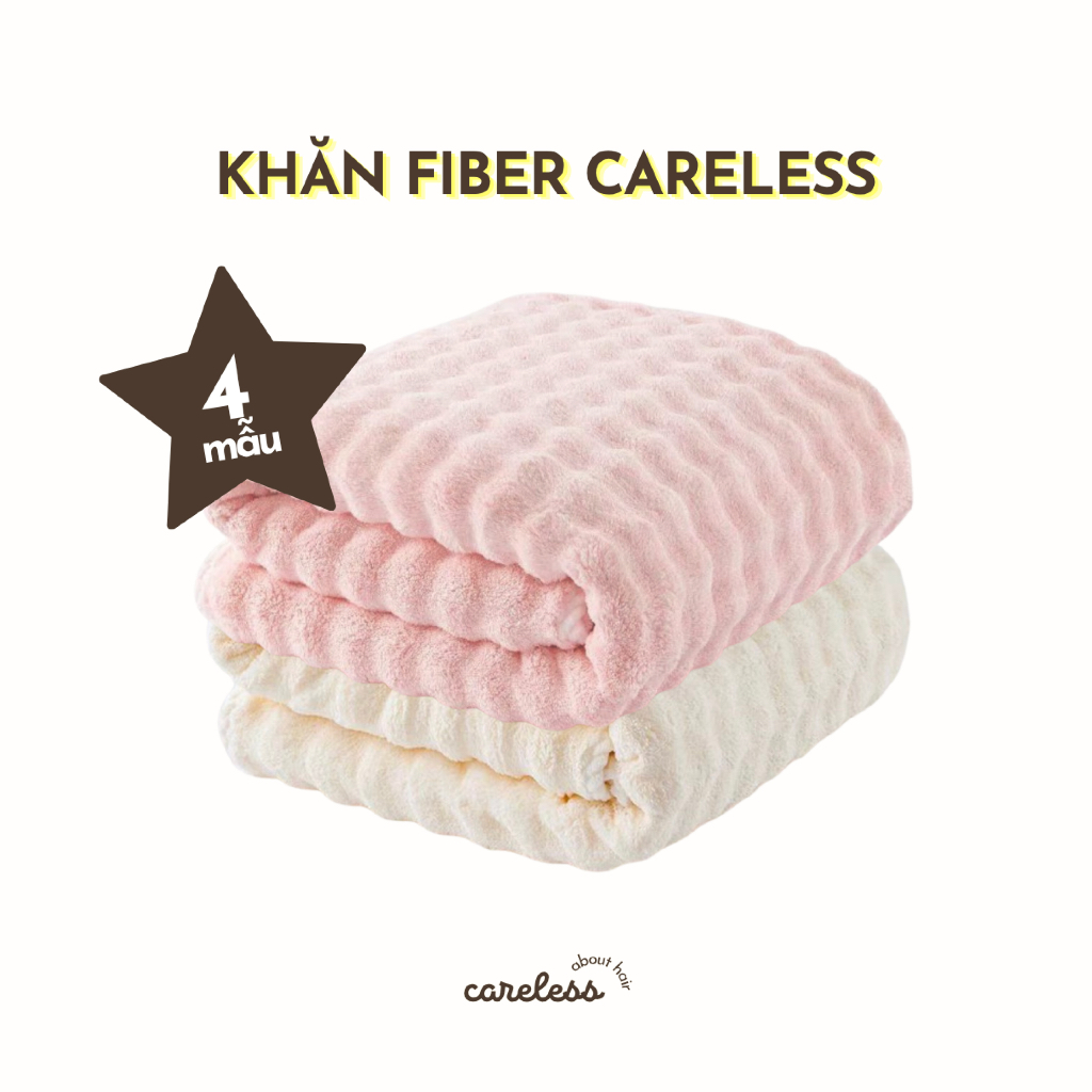 KHĂN FIBER SIÊU MỀM Khăn Quấn Lau Tóc Nhanh Khô, Không Gây Hư Tổn Chất Liệu Microfiber