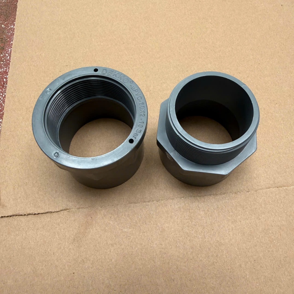 Ren ngoài, ren trong ống nhựa pvc phi 60m,75mm