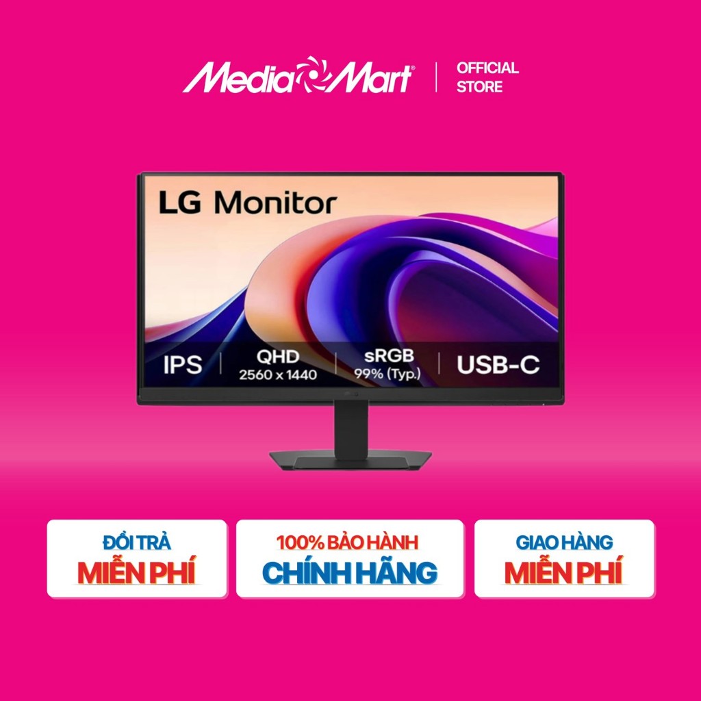 [SieuthiMediaMart] Màn hình đồ họa 2K LG 24U631A-B (23.8Inch) BH chính hãng-Ship0đ