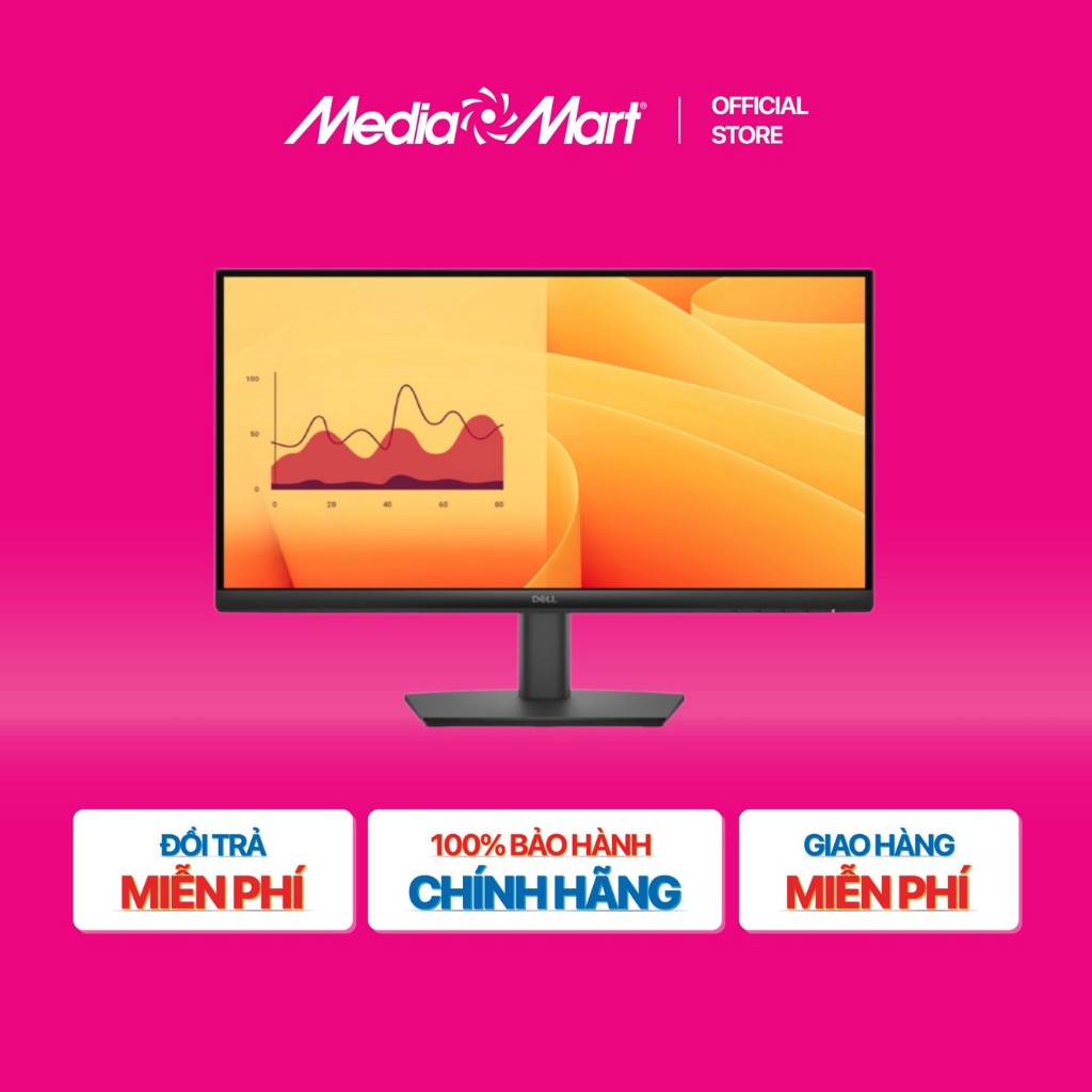 [SieuthiMediaMart] Màn hình Dell E2225HM (21.5Inch/ Full HD/ 5ms/ 75HZ) BH chính hãng-Ship0đ