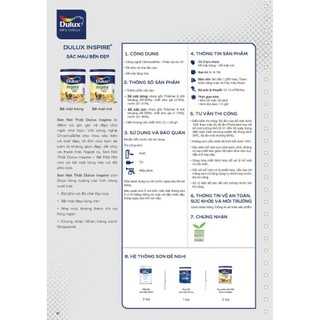 Sơn nội thất cao cấp DULUX INSPIRE bề mặt bóng (5 lít)