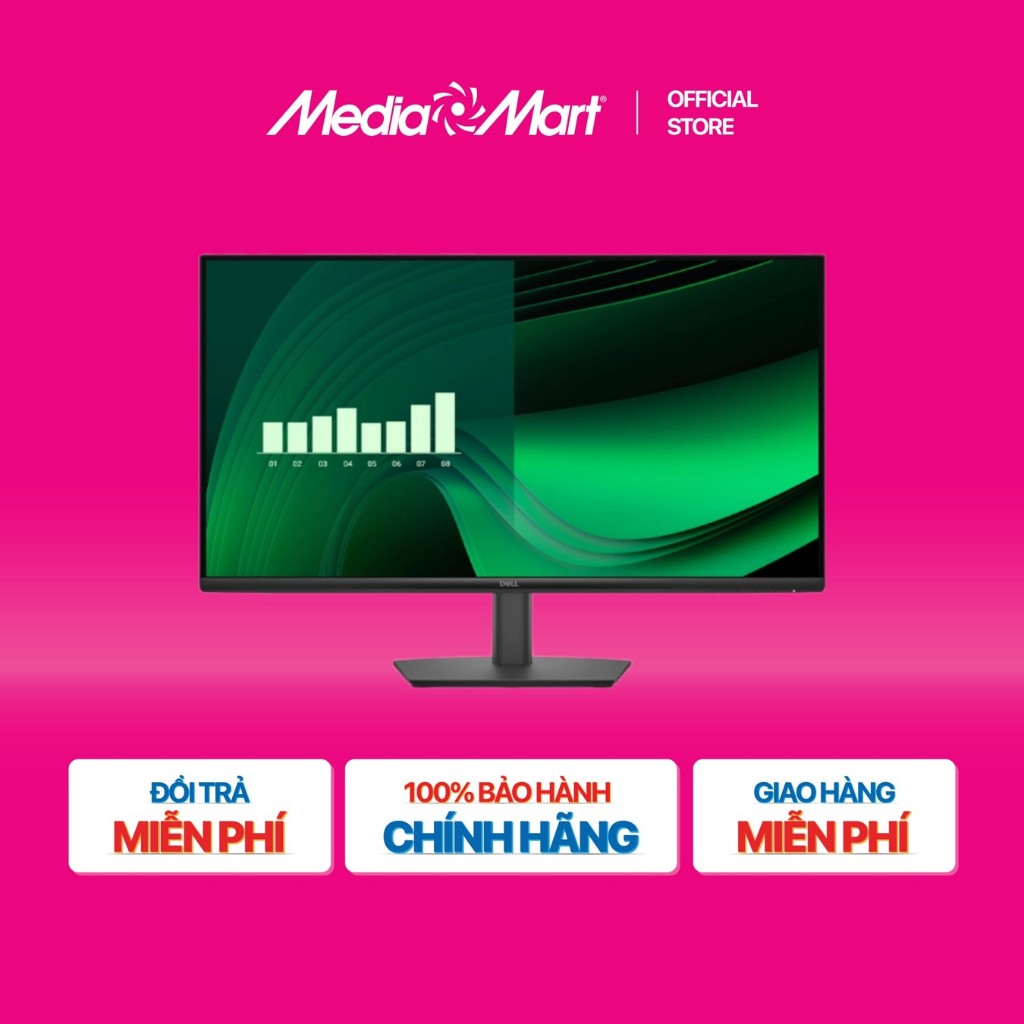 [SieuthiMediaMart] Màn hình Dell E2725HM (27.0Inch/ Full HD/ 5ms/ 100HZ) BH chính hãng-Ship0đ